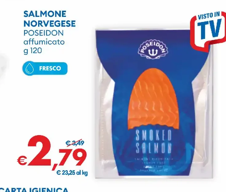 Salmone norvegese affumicato