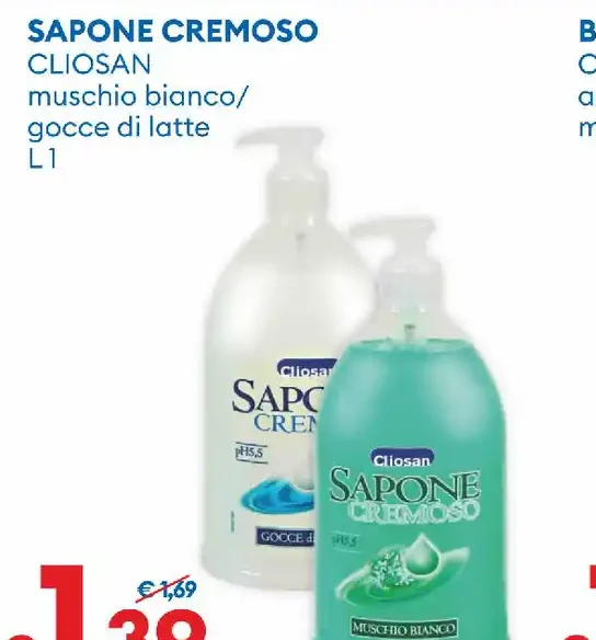 Sapone cremoso