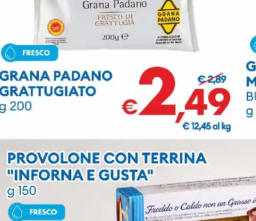 Grana Padano grattugiato
