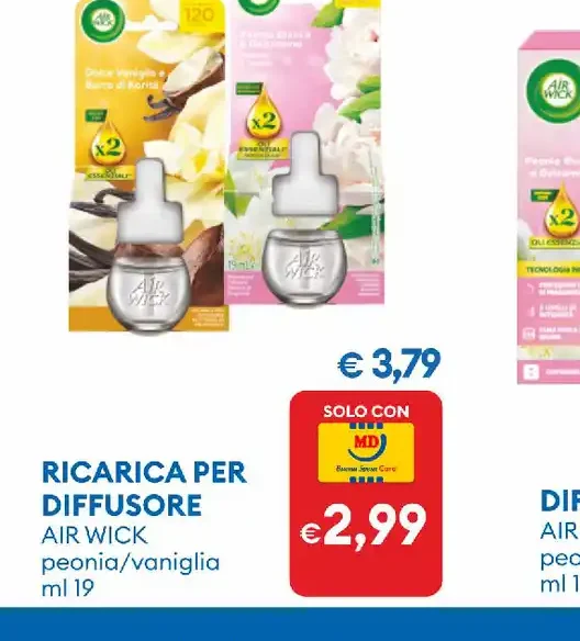 Ricarica per diffusore Air Wick peonia/vaniglia