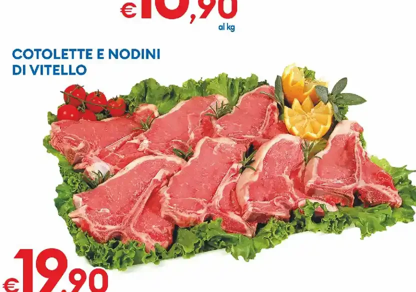 Cotolette e nodini di vitello