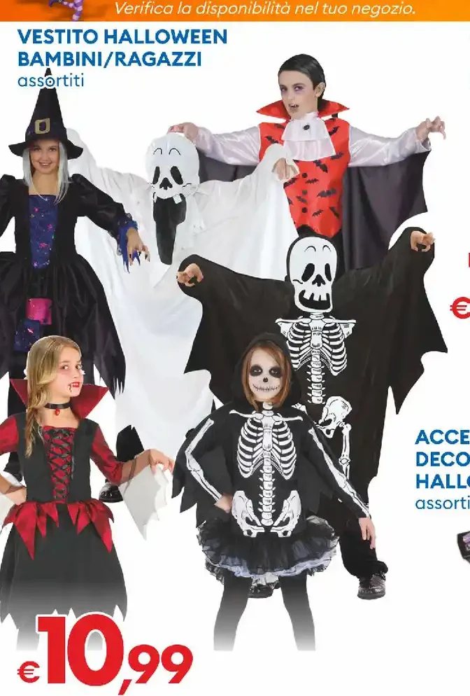 Vestito Halloween bambini/ragazzi