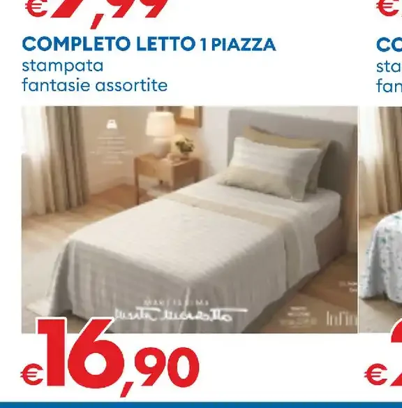 Completo letto 1 piazza