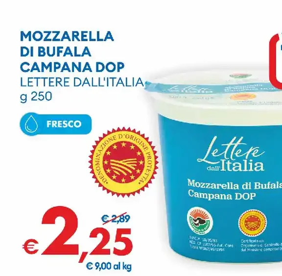 Mozzarella di bufala campana DOP