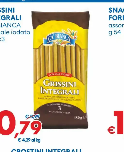 Grissini integrali
