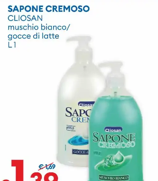 Sapone cremoso
