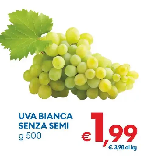 Uva bianca senza semi
