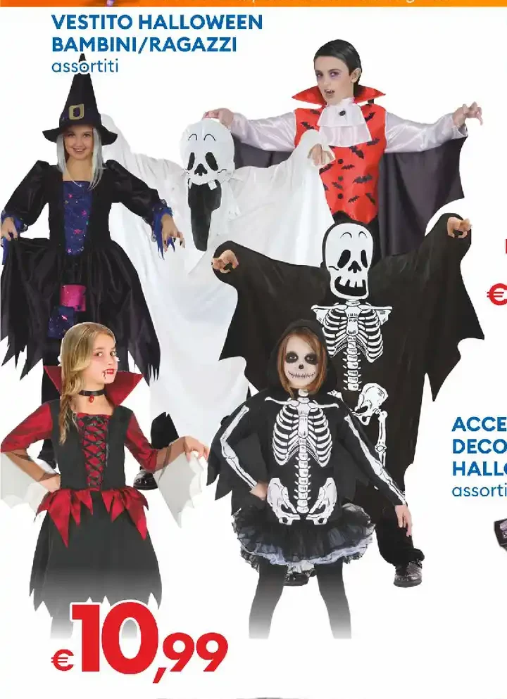 Vestito Halloween bambini/ragazzi