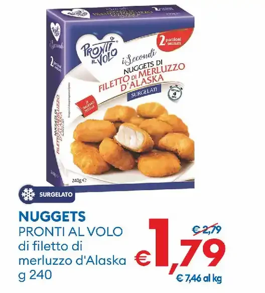 Nuggets di merluzzo d'Alaska