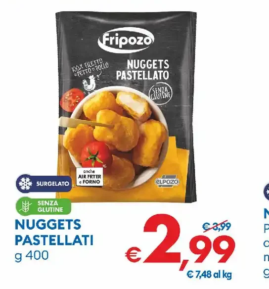 Nuggets pastellati