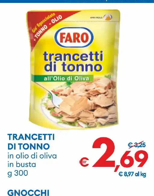 Trancetti di tonno all'olio di oliva