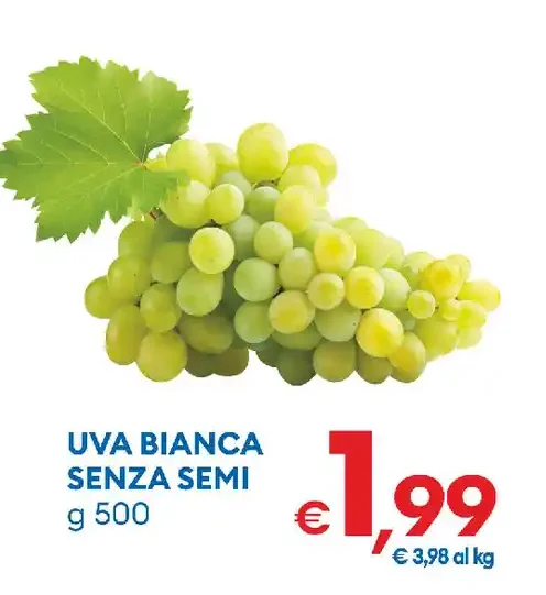 Uva bianca senza semi