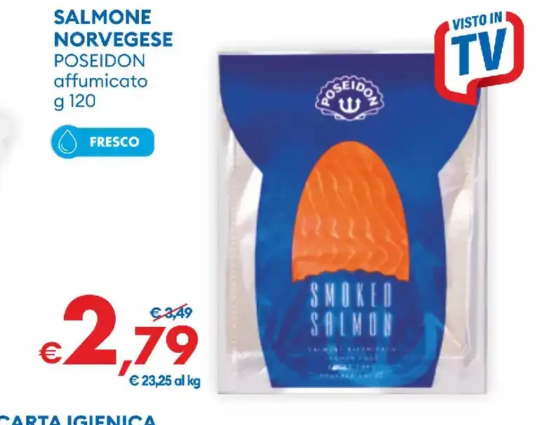 Salmone norvegese affumicato