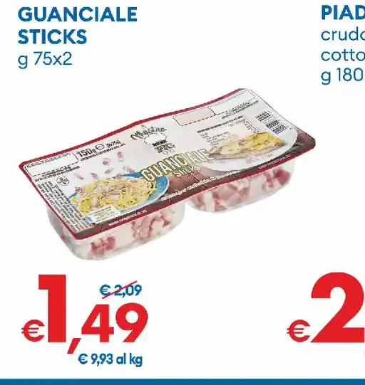 Guanciale sticks