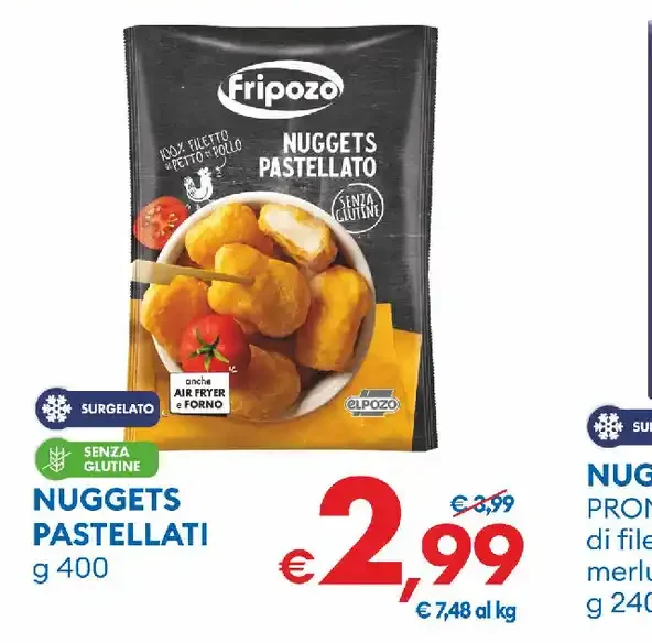 Nuggets pastellati