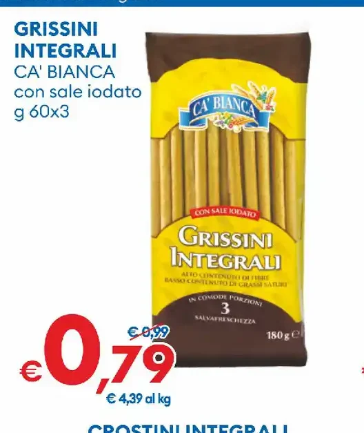 Grissini integrali