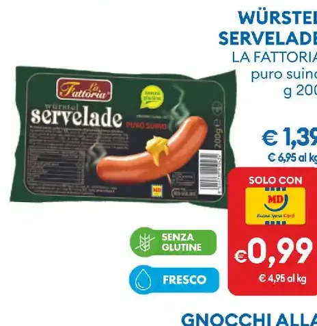 Würstel servelade