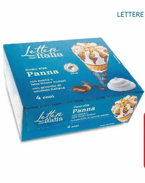 Coni lettere dall'Italia alla panna