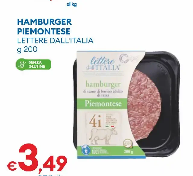 Hamburger piemontese