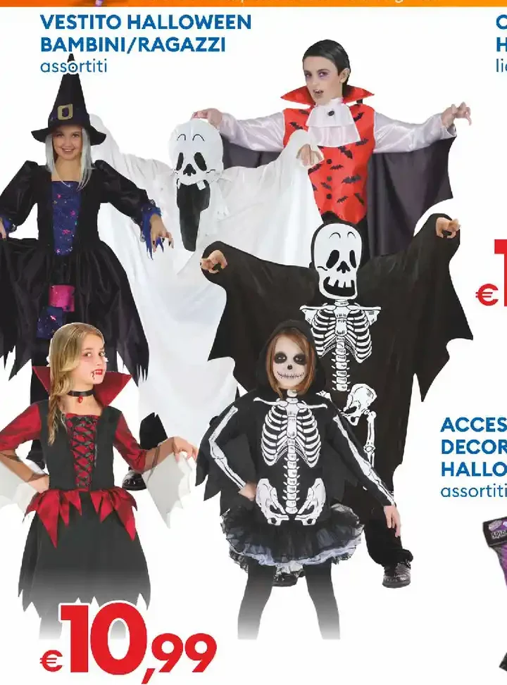 Vestito Halloween bambini/ragazzi