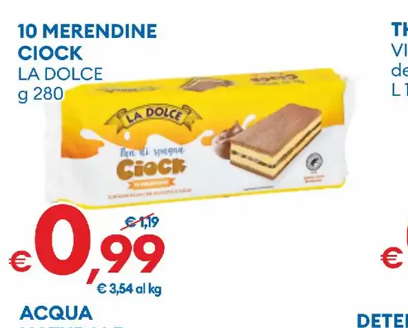 Merendine Clock La Dolce