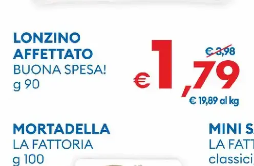 Lonzino affettato