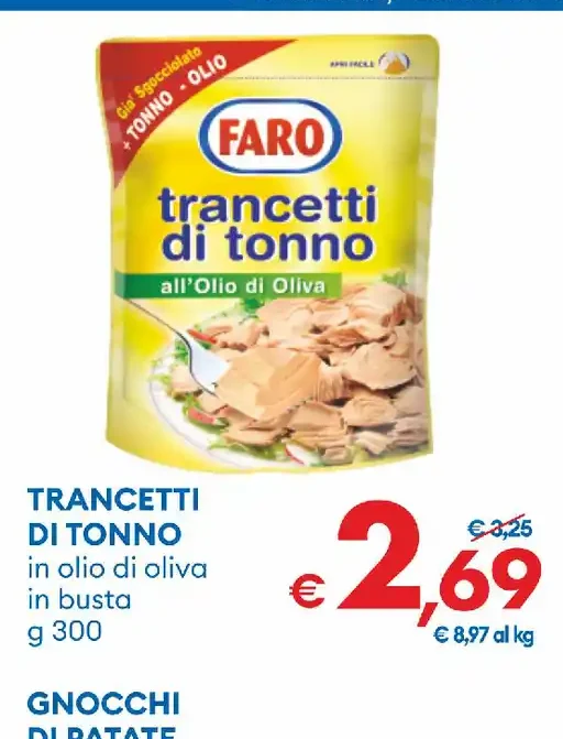 Trancetti di tonno all'olio di oliva