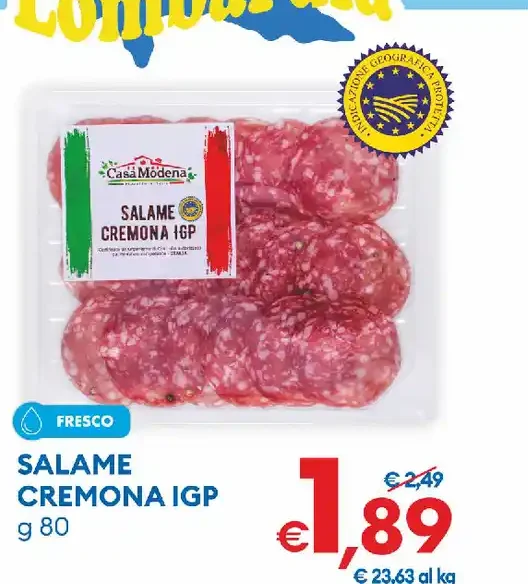 Salame Cremona IGP