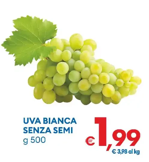 Uva bianca senza semi