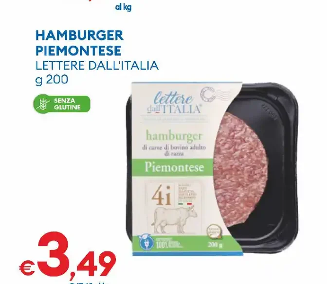 Hamburger piemontese