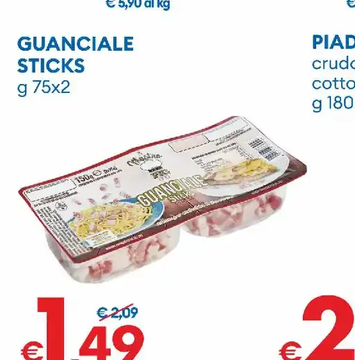 Guanciale sticks