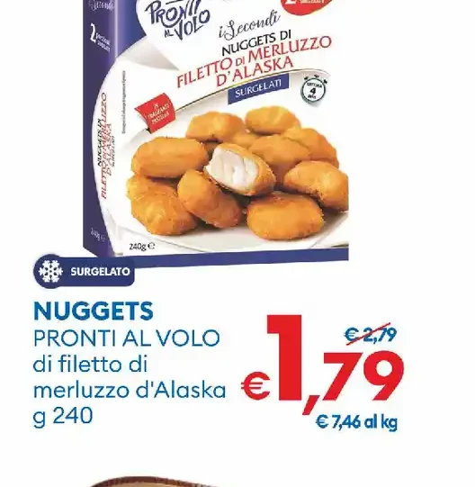 Nuggets di merluzzo d'Alaska