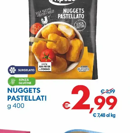 Nuggets pastellati