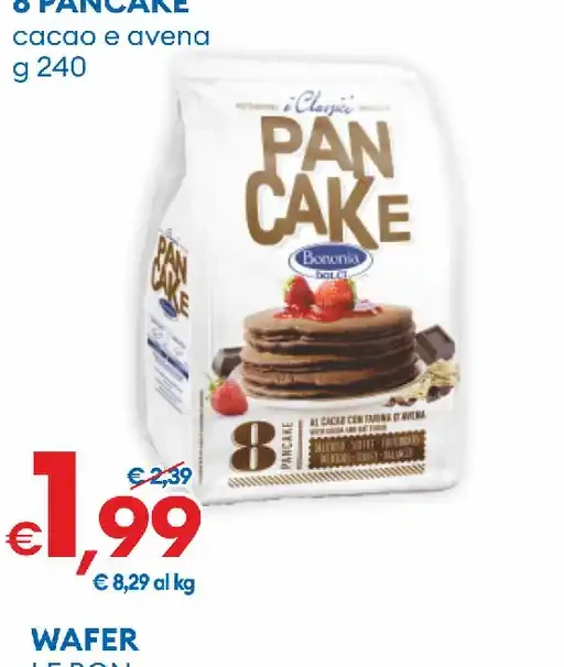 Pancake cacao e avena