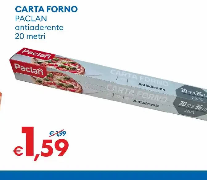 Carta forno antiaderente