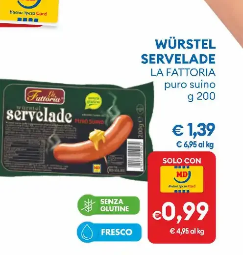Würstel Servelade