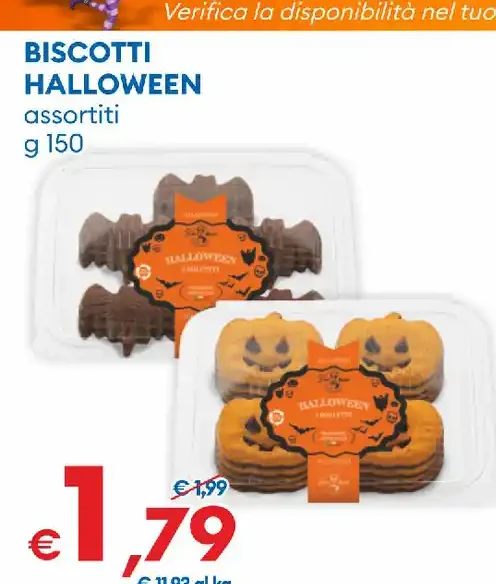 Biscotti Halloween assortiti