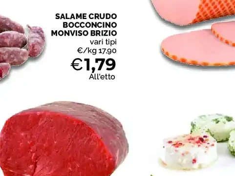 Salame crudo bocconcino Monviso Brizio