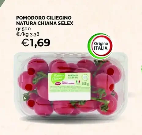 Pomodoro ciliegino Natura Chiama Selex
