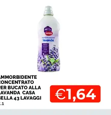 Ammorbidente concentrato per bucato alla lavanda Casa Bella