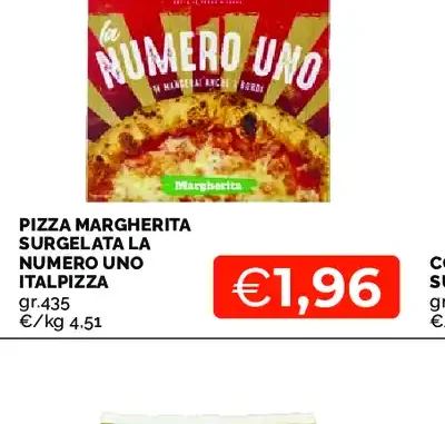 Pizza Margherita surgelata La Numero Uno Italpizza