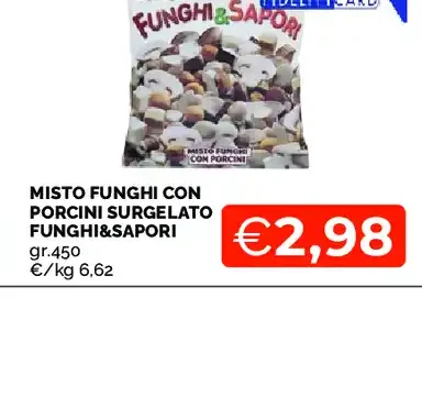 Misto funghi con porcini surgelato