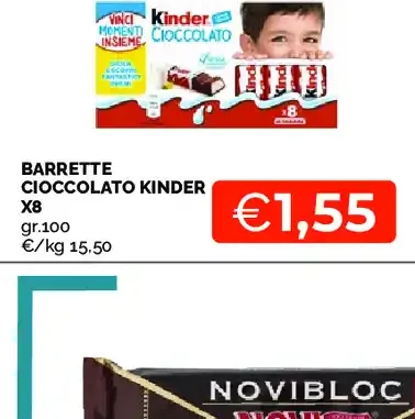 Barrette al cioccolato