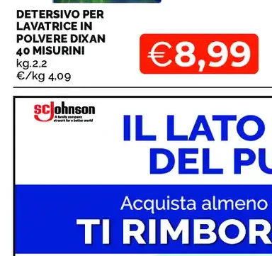 Detersivo per lavatrice Dixan