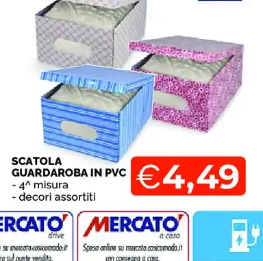 Scatola guardaroba in PVC