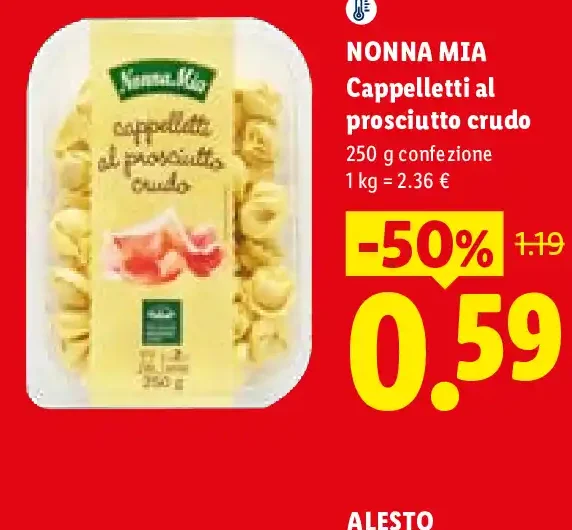 Cappelletti al prosciutto crudo