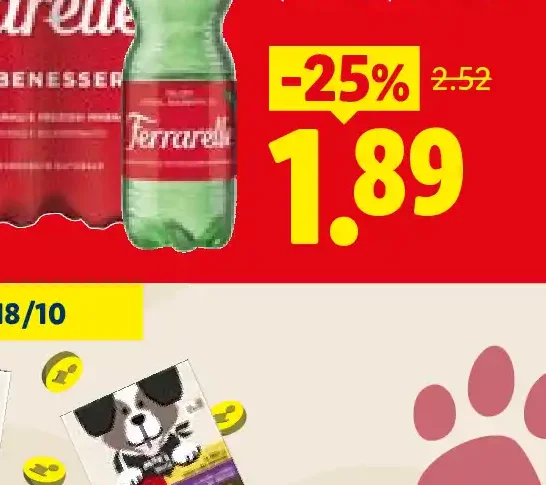 Acqua minerale effervescente naturale