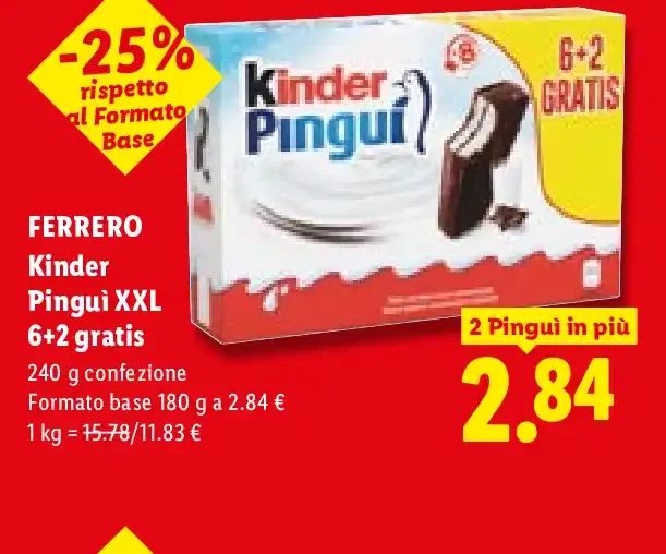 Kinder Pinguì XXL
