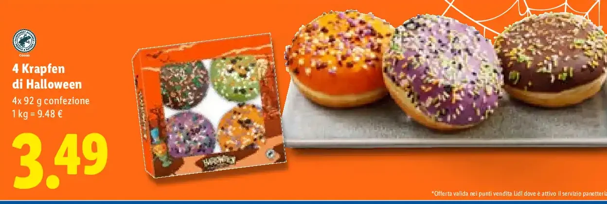 4 Krapfen di Halloween