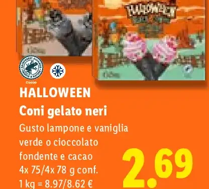 Coni gelato neri